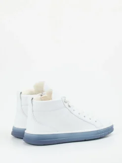 Ara – High-Top Sneaker aus Kalbleder weiß
