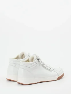 Ara – High-Top-Sneaker aus Kalbleder Offwhite