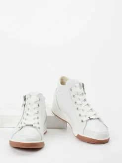 Ara – High-Top-Sneaker aus Kalbleder Offwhite