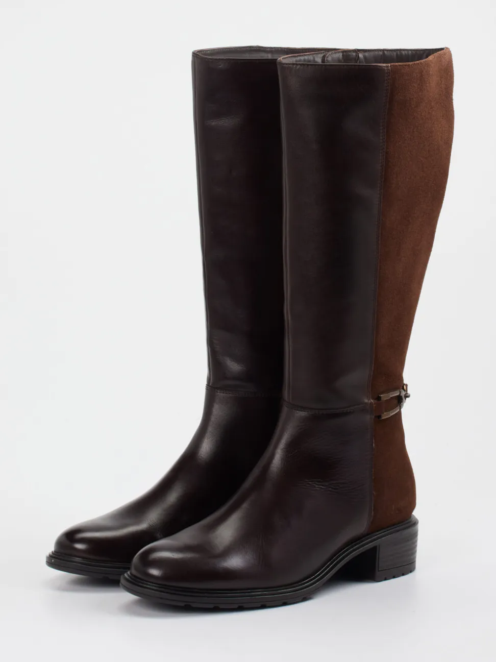 Ara – Kniehohe Stiefel aus Kalbleder in Braun
