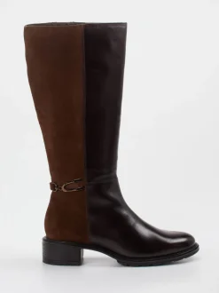 Ara – Kniehohe Stiefel aus Kalbleder in Braun