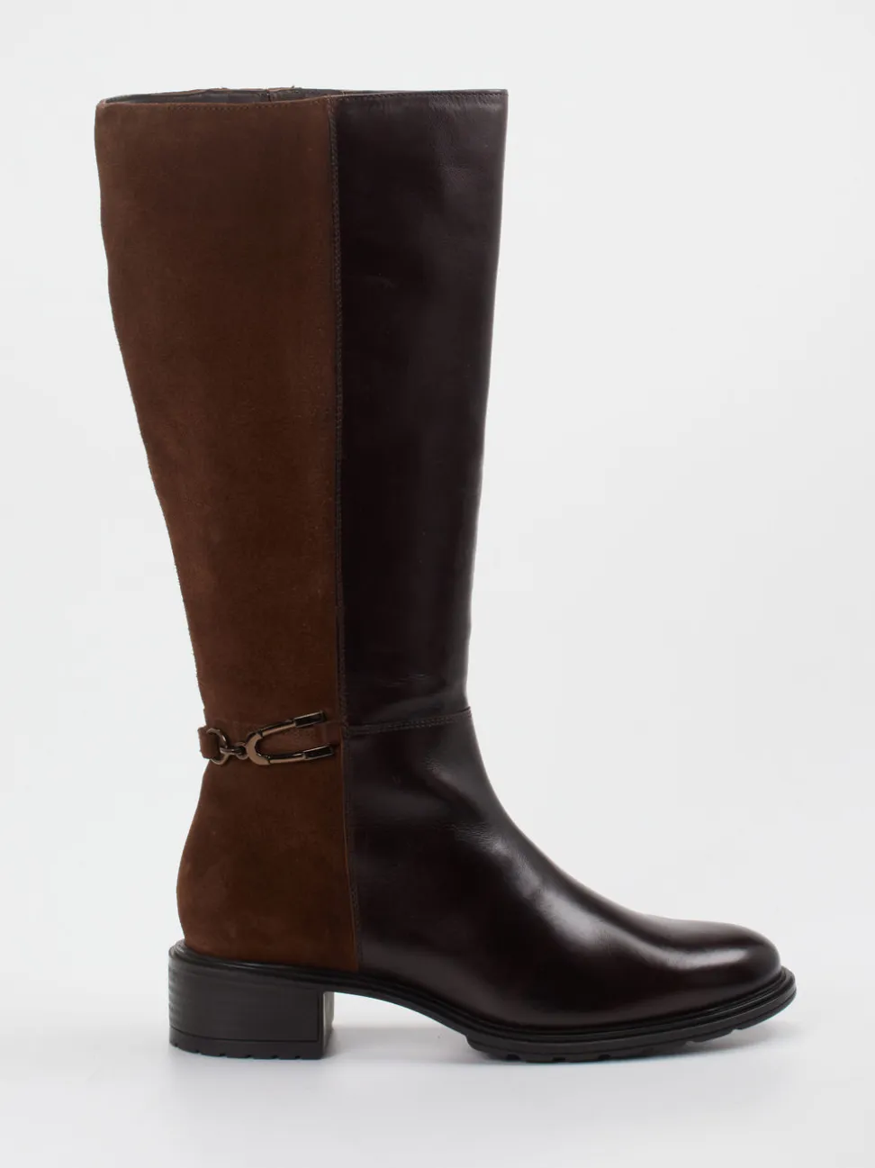 Ara – Kniehohe Stiefel aus Kalbleder in Braun