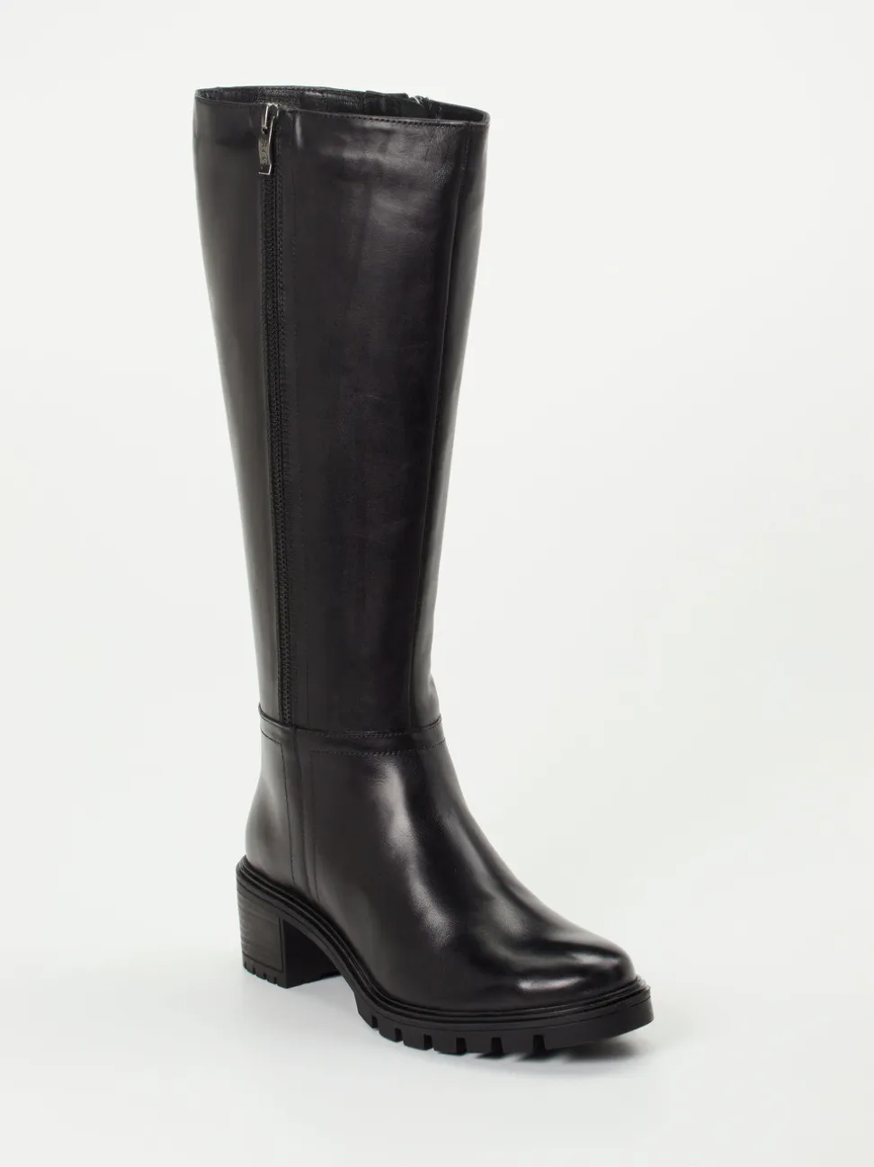 Ara – Kniehohe Stiefel aus Kalbleder Schwarz