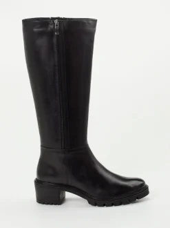 Ara – Kniehohe Stiefel aus Kalbleder Schwarz