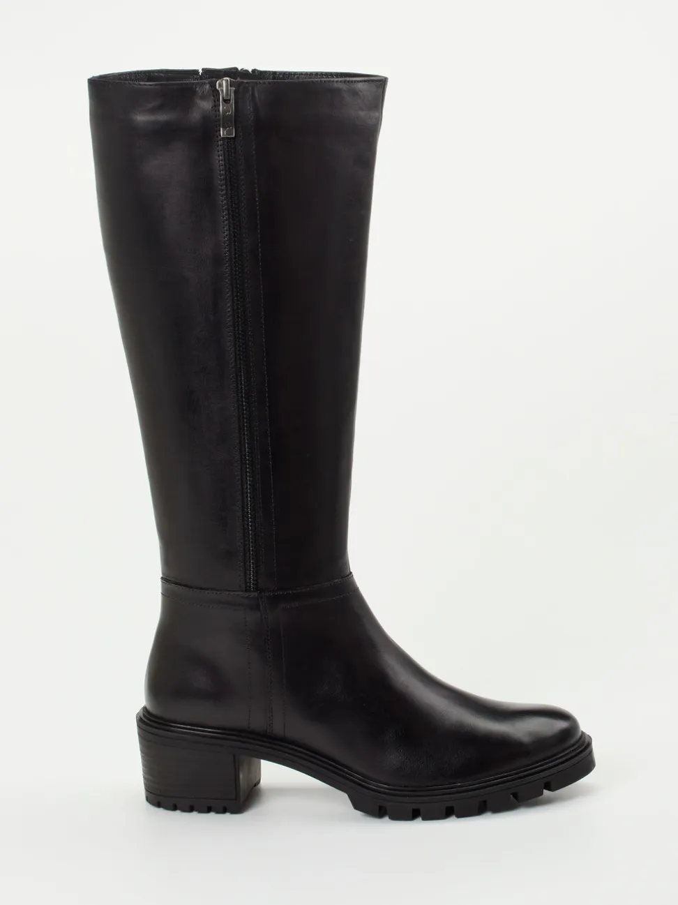 Ara – Kniehohe Stiefel aus Kalbleder Schwarz