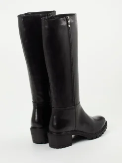 Ara – Kniehohe Stiefel aus Kalbleder Schwarz