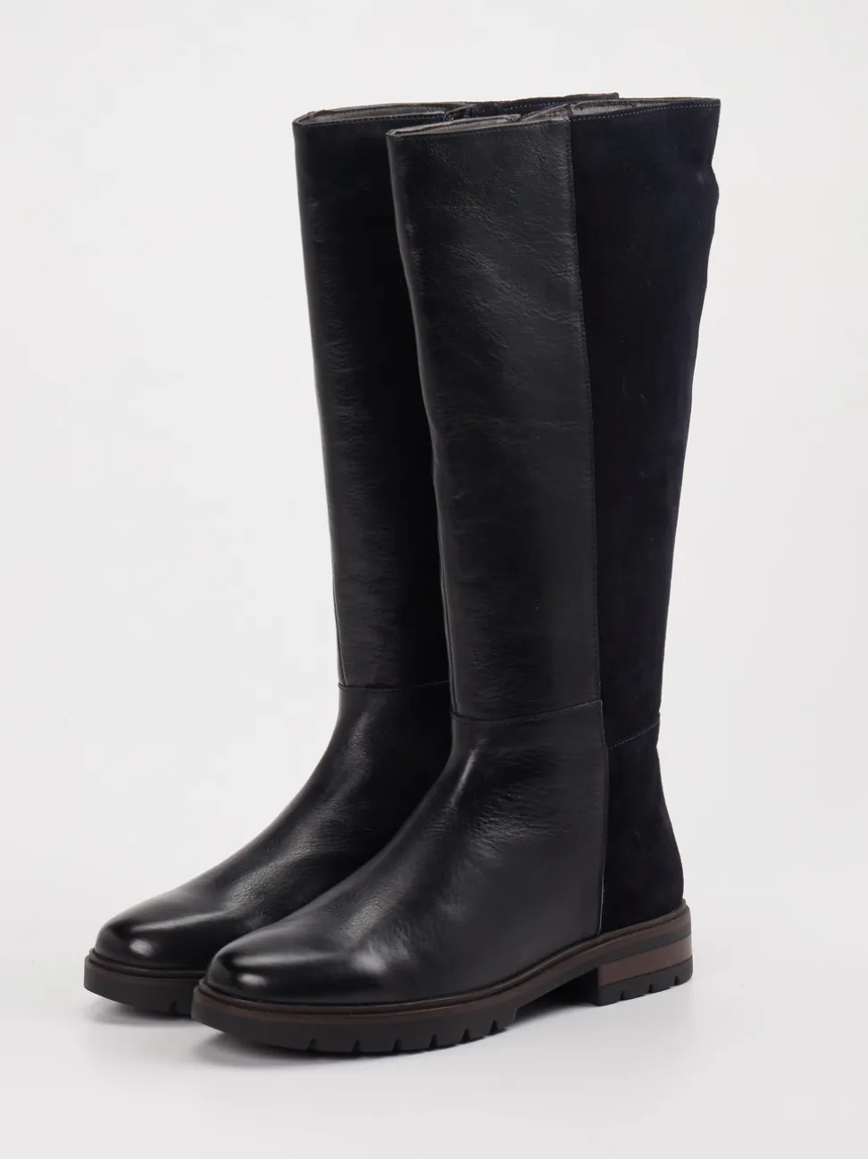 Ara – Kniehohe Stiefel aus Leder Schwarz