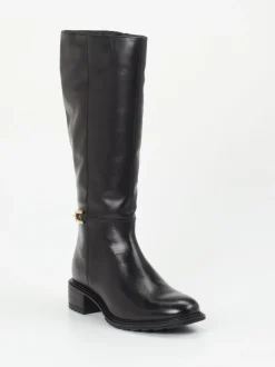 Ara – Kniehohe Stiefel aus Kalbleder schwarz
