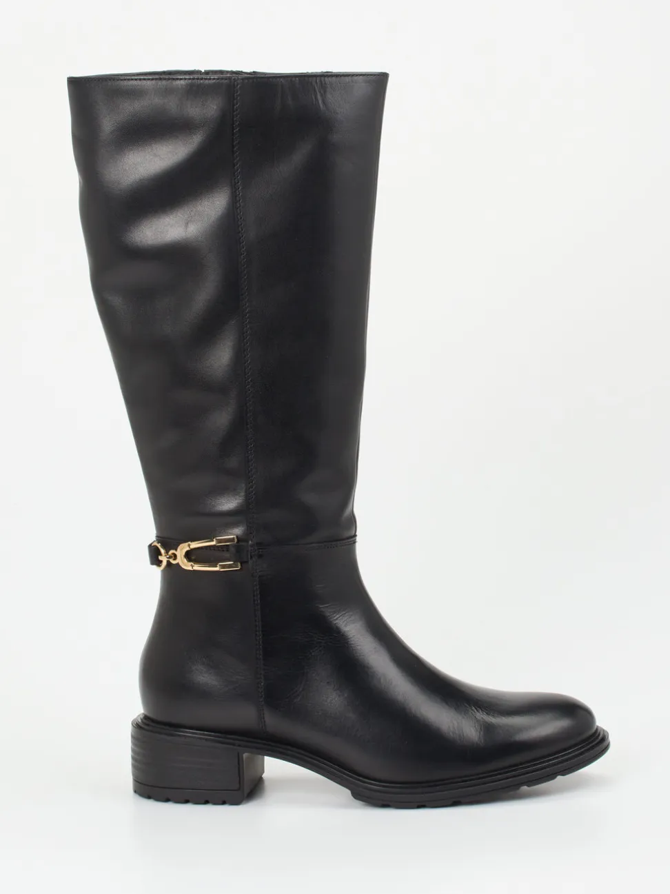 Ara – Kniehohe Stiefel aus Kalbleder schwarz