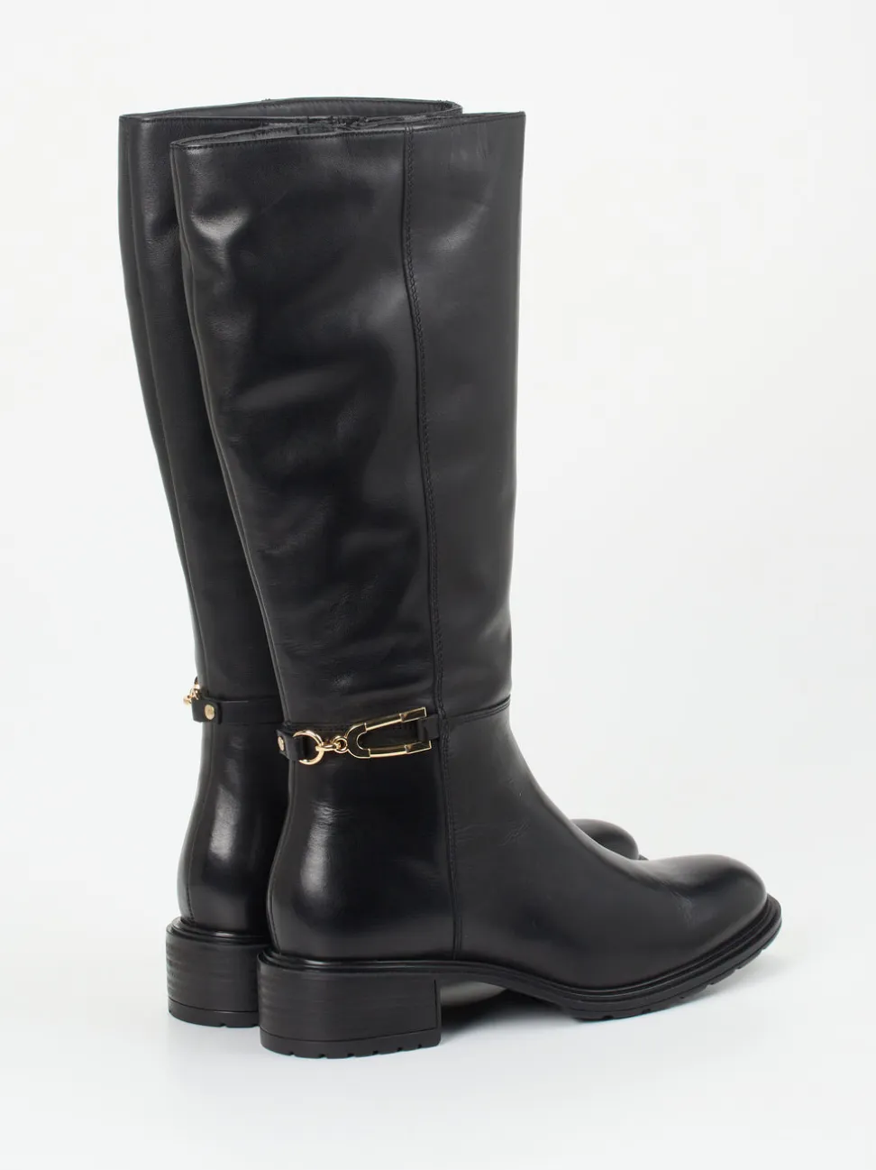 Ara – Kniehohe Stiefel aus Kalbleder schwarz