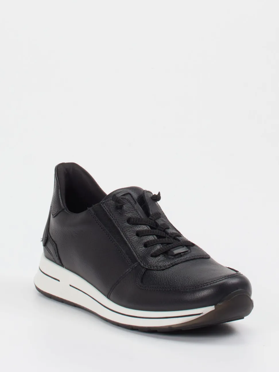 Ara – Komfort-Sneaker aus Kalbleder schwarz