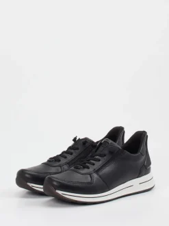 Ara – Komfort-Sneaker aus Kalbleder schwarz