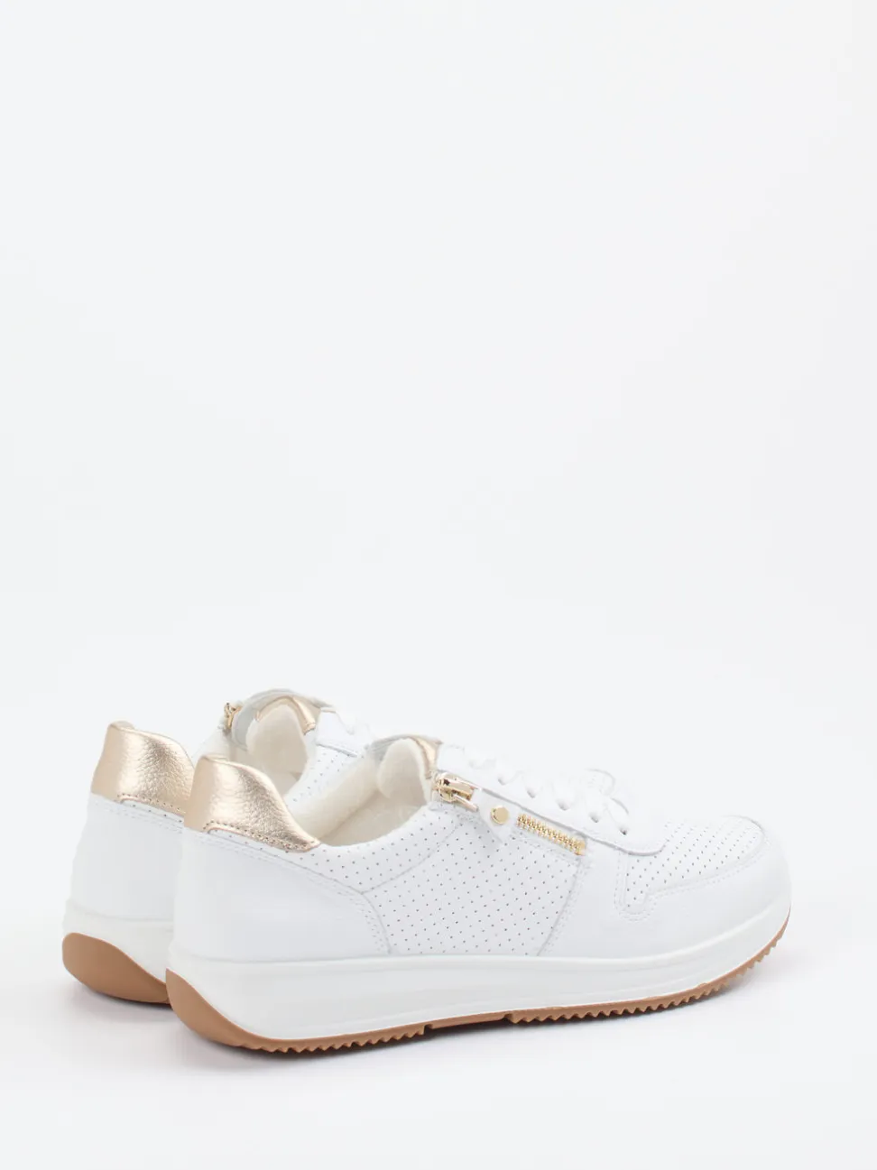 Ara – Komfort-Sneaker aus Kalbleder Weiß