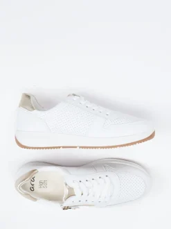 Ara – Komfort-Sneaker aus Kalbleder Weiß