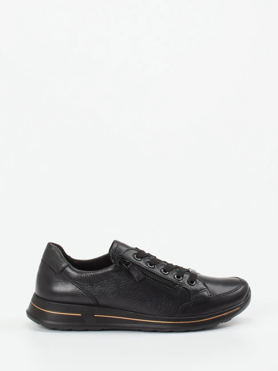 Ara – Komfort-Sneaker aus Kalbleder schwarz
