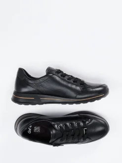 Ara – Komfort-Sneaker aus Kalbleder schwarz