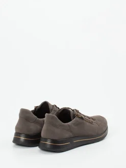Ara – Komfort-Sneaker aus Veloursleder in Taupe