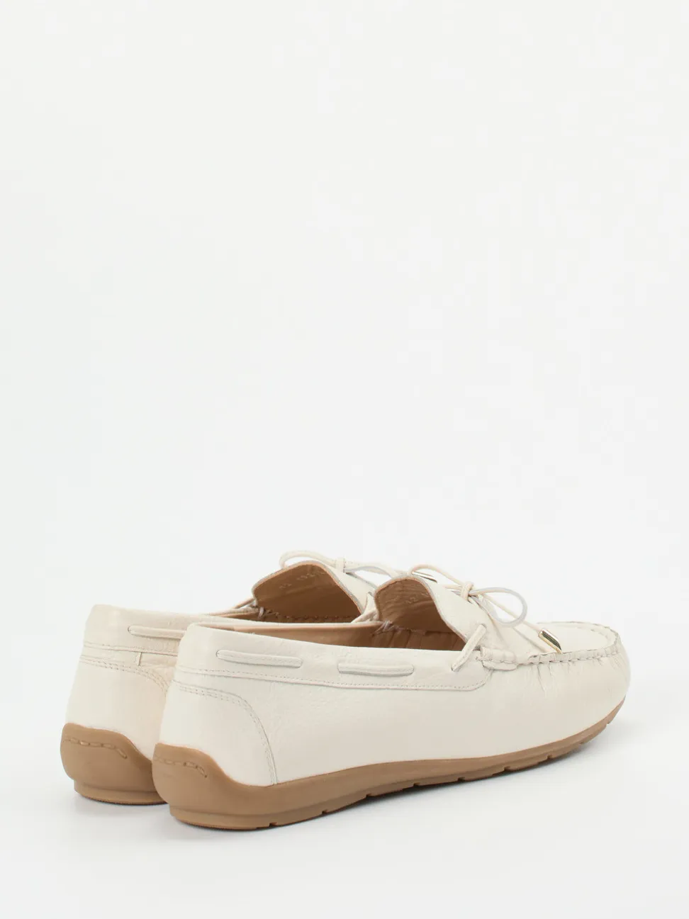 Ara – Loafer aus Hirschleder cremeweiß