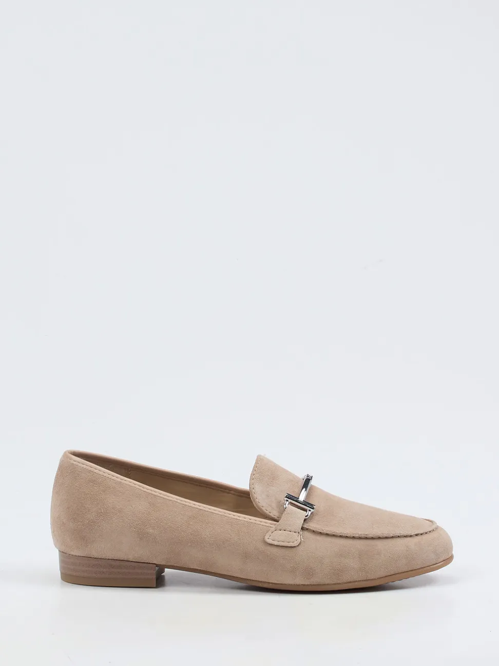 Ara – Loafer aus Veloursleder beige