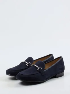 Ara – Loafer aus Veloursleder Dunkelblau