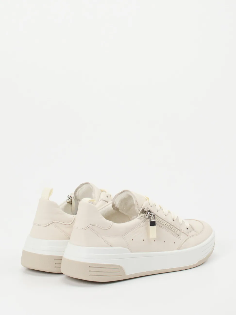 Ara – Low-Top Sneaker aus Kalbleder beige
