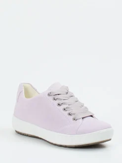 Ara – Low-Top Sneaker aus Veloursleder Flieder
