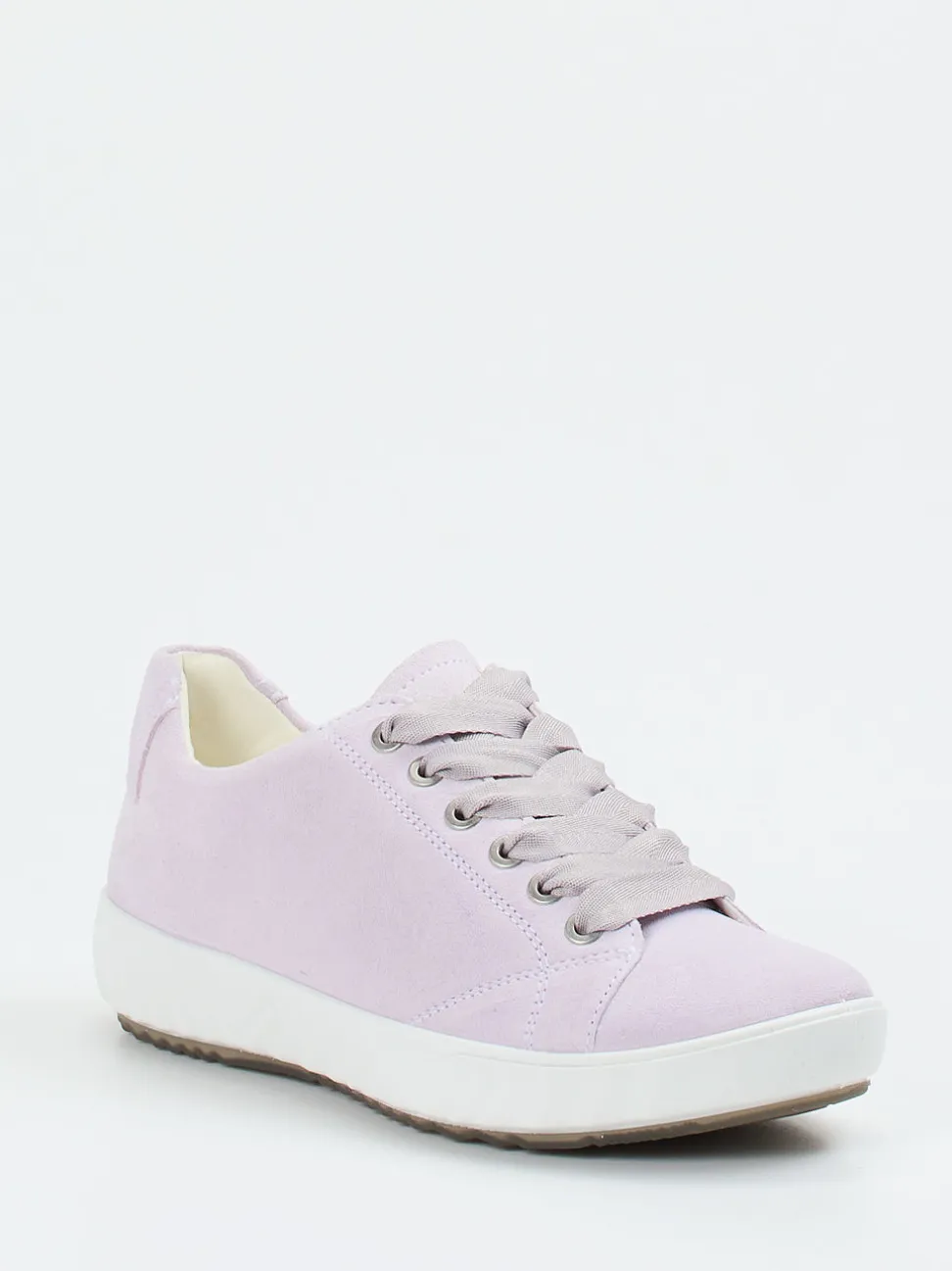 Ara – Low-Top Sneaker aus Veloursleder Flieder