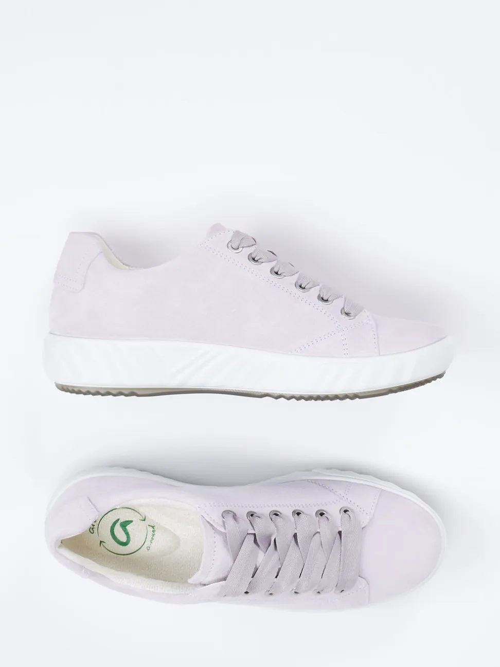 Ara – Low-Top Sneaker aus Veloursleder Flieder