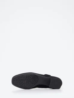 Ara – Mary Jane Pumps aus Veloursleder schwarz