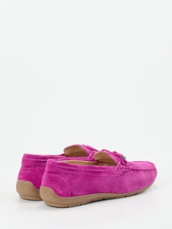 Ara – Mokassin aus Veloursleder in Pink