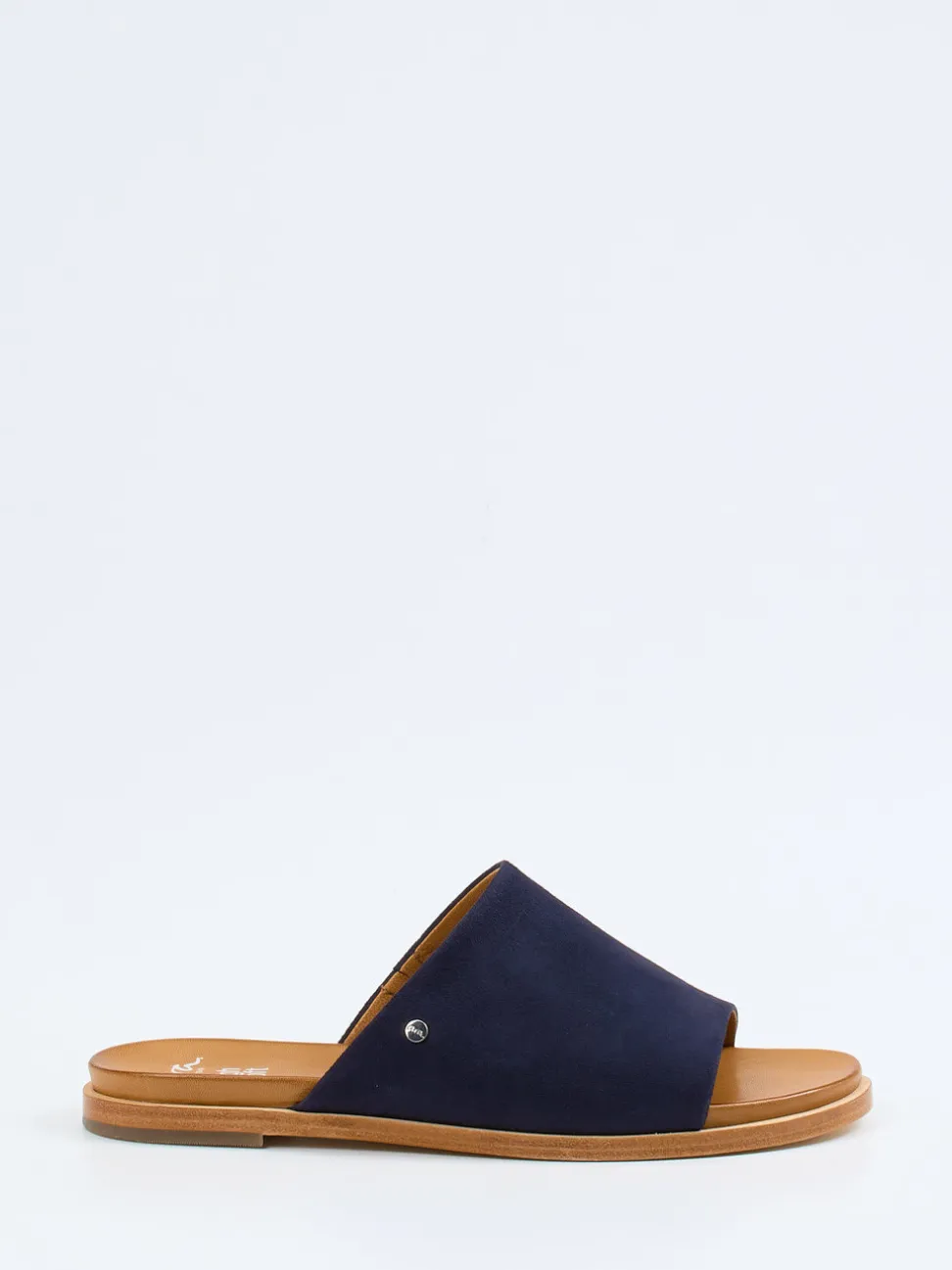 Ara – Pantolette aus Veloursleder Dunkelblau