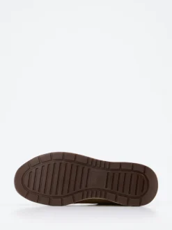 Ara – Plateau-Sneaker aus Veloursleder braun