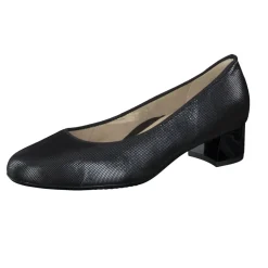 Ara – Pumps aus geprägtem Leder in Schwarz