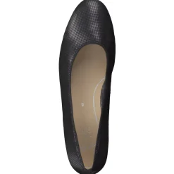Ara – Pumps aus geprägtem Leder in Schwarz