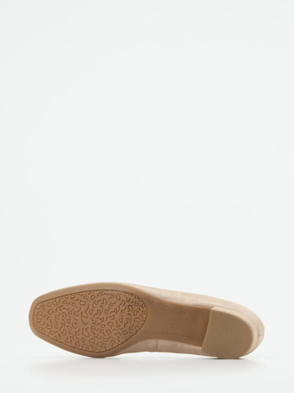 Ara – Pumps aus Metallicleder in Beigegold