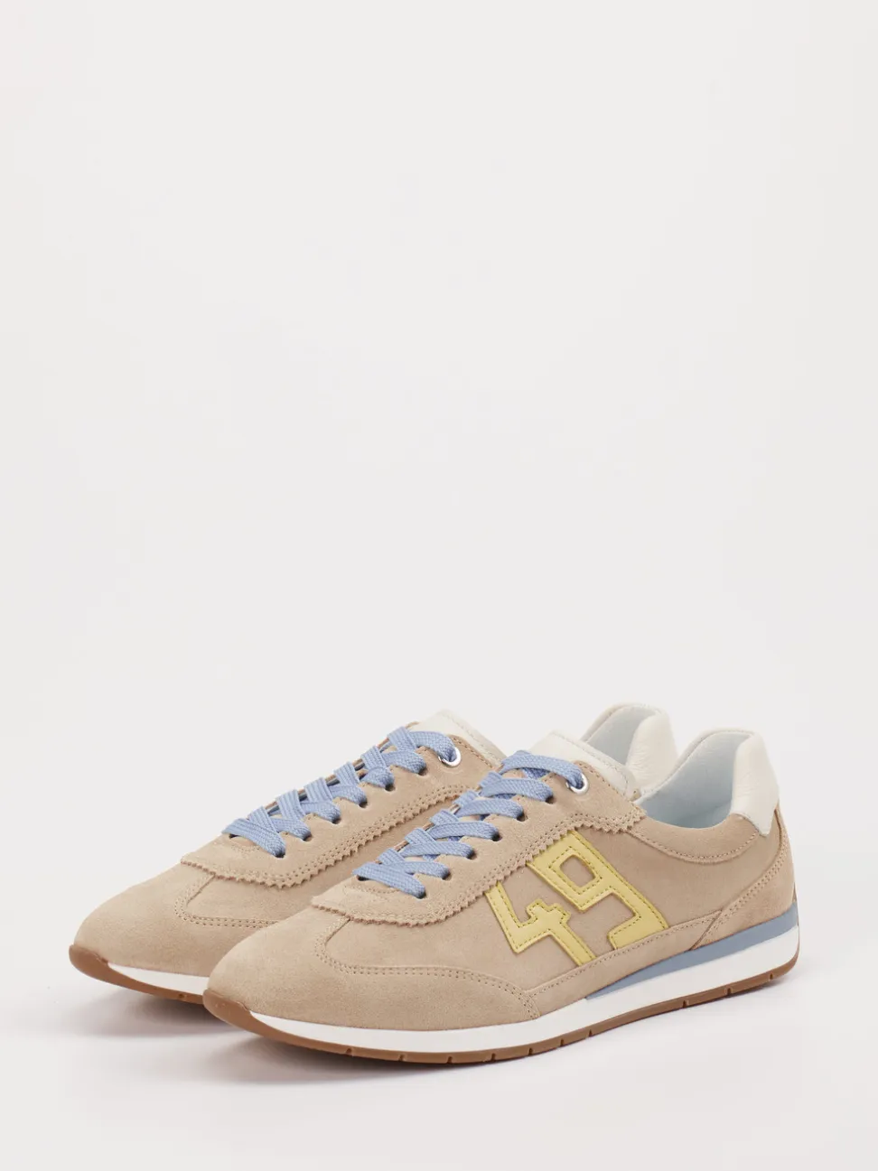 Ara – Retro-Sneaker aus Veloursleder beige