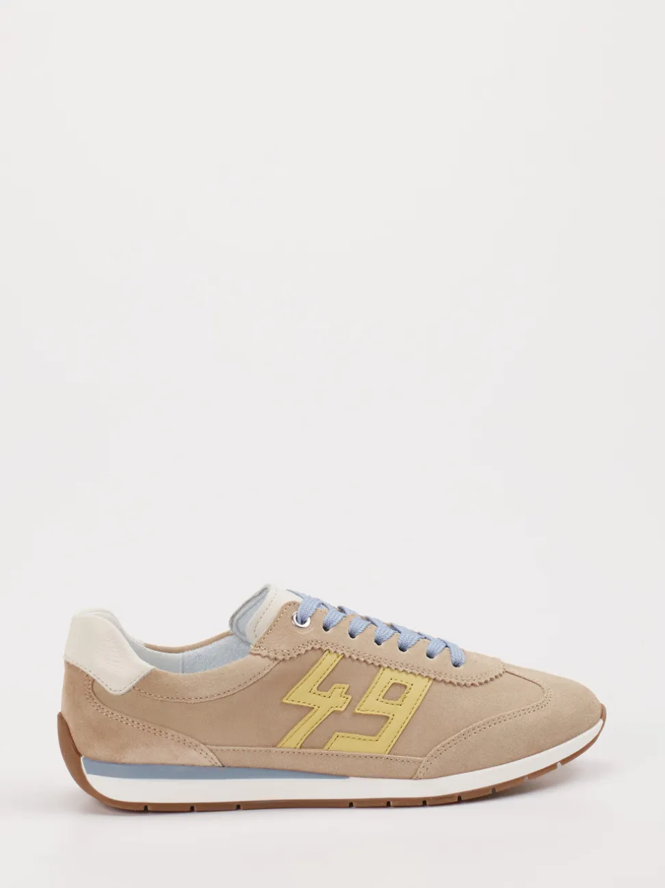 Ara – Retro-Sneaker aus Veloursleder beige