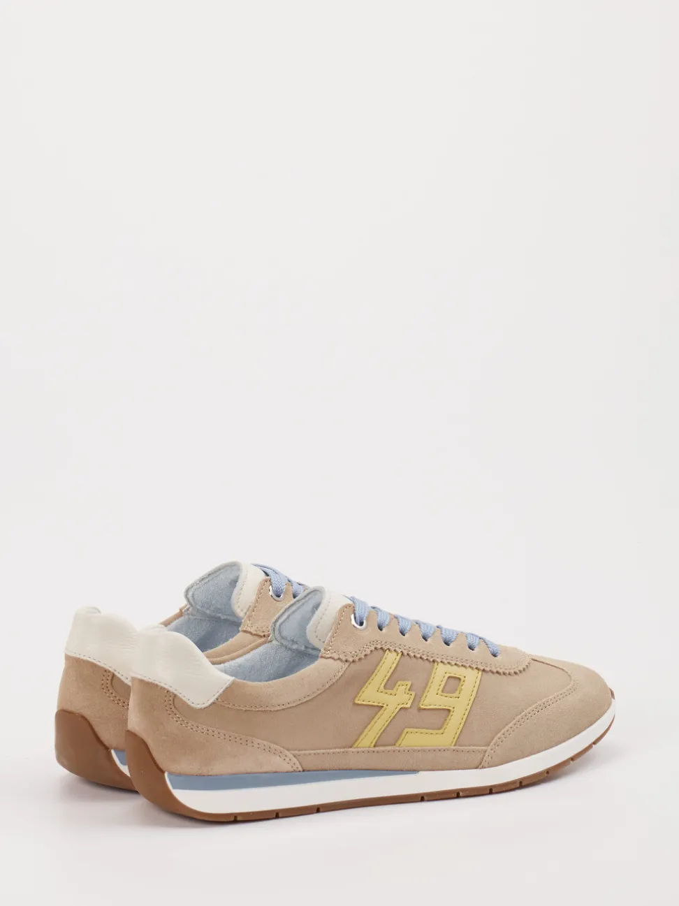 Ara – Retro-Sneaker aus Veloursleder beige