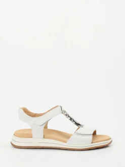 Ara – Sandalette aus Kalbleder Off-White