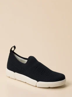 Ara – Slip-On Sneaker aus Stricktextil Dunkelblau
