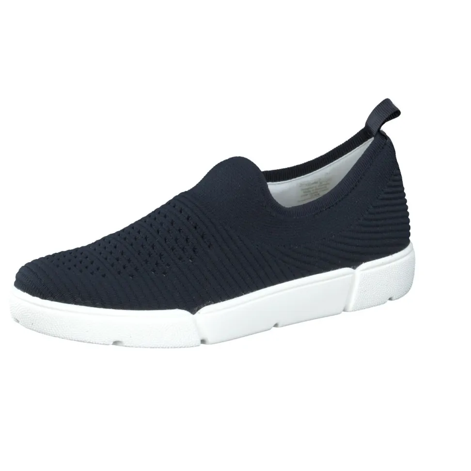 Ara – Slip-On Sneaker aus Stricktextil Dunkelblau