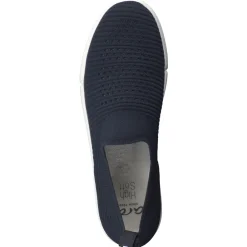 Ara – Slip-On Sneaker aus Stricktextil Dunkelblau