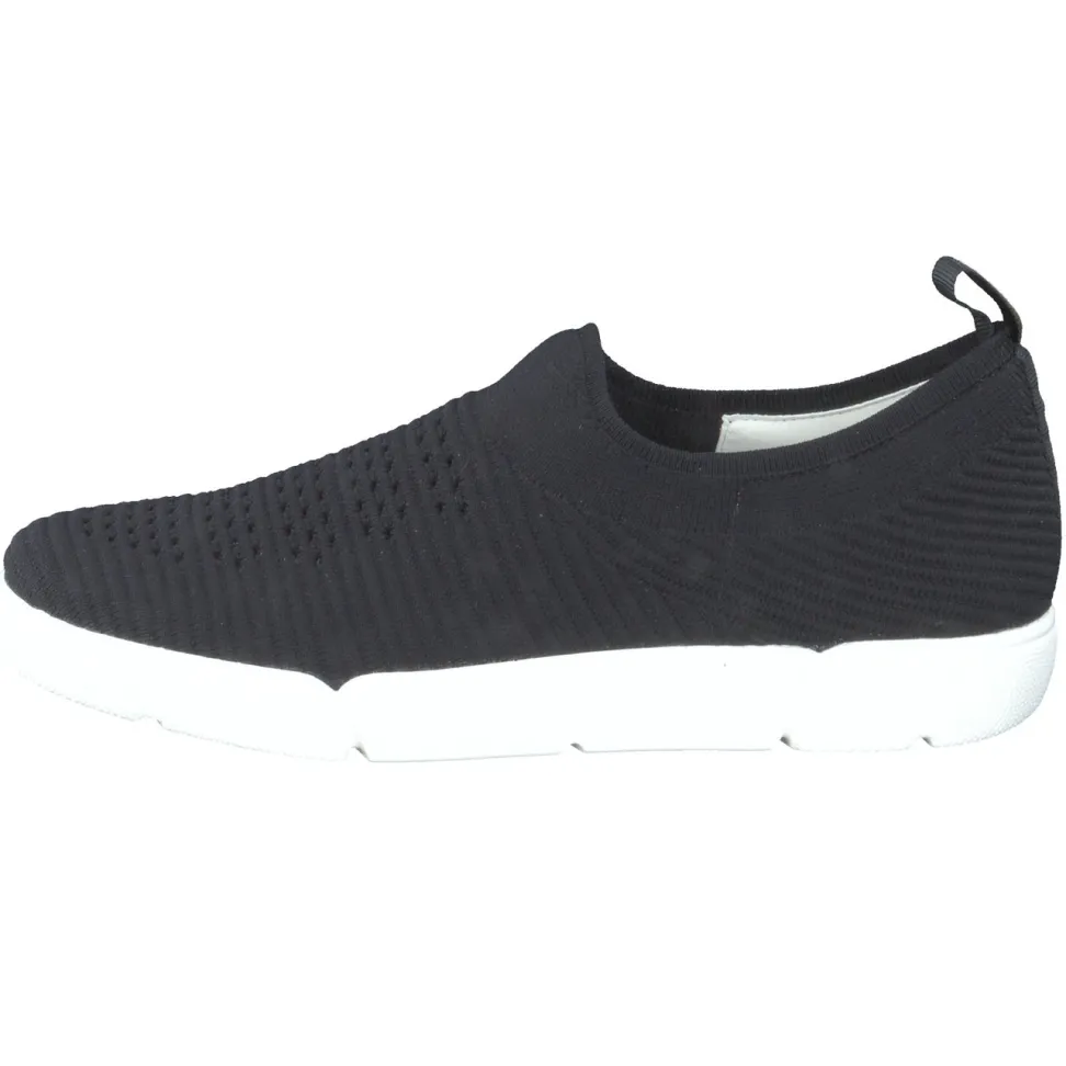 Ara – Slip-On Sneaker aus Textilstrick Schwarz