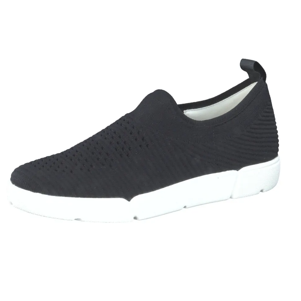 Ara – Slip-On Sneaker aus Textilstrick Schwarz
