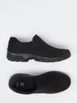 Ara – Slipper aus Veloursleder schwarz