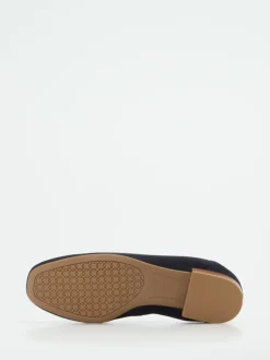 Ara – Slipper aus Veloursleder Dunkelblau