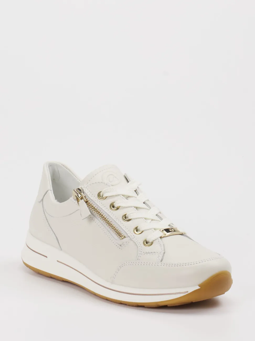 Ara – Sneaker aus Kalbleder in Offwhite