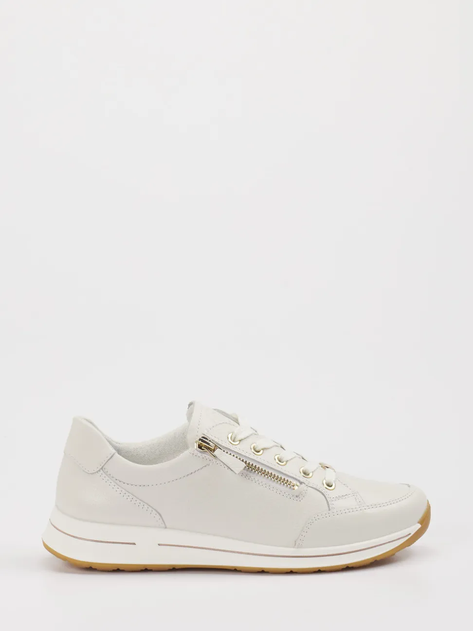 Ara – Sneaker aus Kalbleder in Offwhite