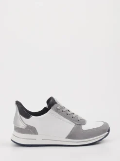 Ara – Sneaker aus Leder-Mix in Weiß