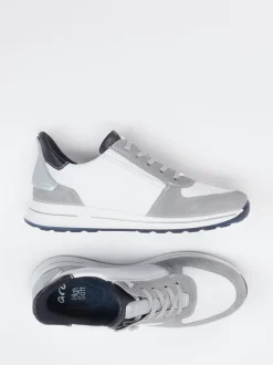 Ara – Sneaker aus Leder-Mix in Weiß